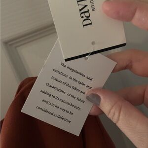 DaVinci Bridal Women's Wedding Dress in Rust